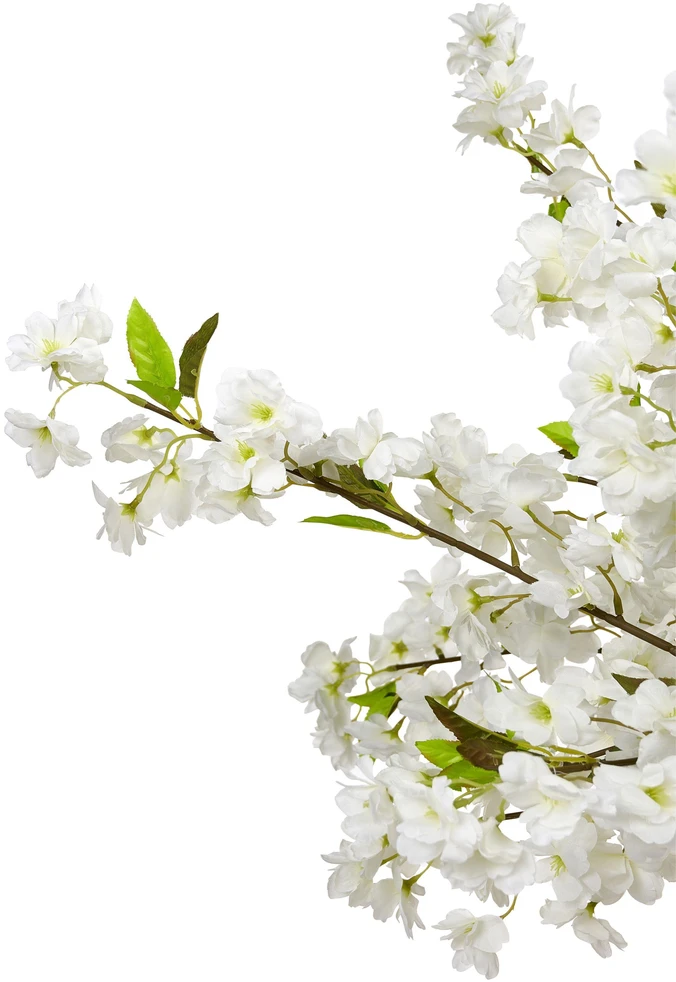 Beliani Dirbtinis medis CHERRY TREE 180 cm baltas