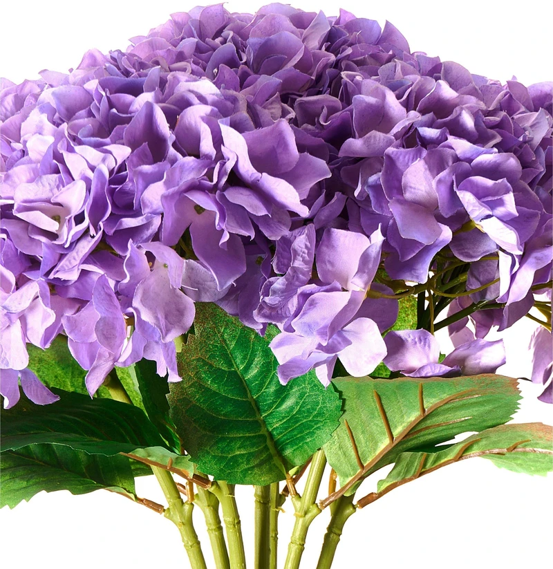 Beliani Dirbtinių gėlių puokštė PERNES 50 cm violetinė
