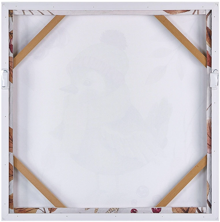 Beliani Drobė CASTRO su gyvūnų motyvu 63 x 63 cm spalvota