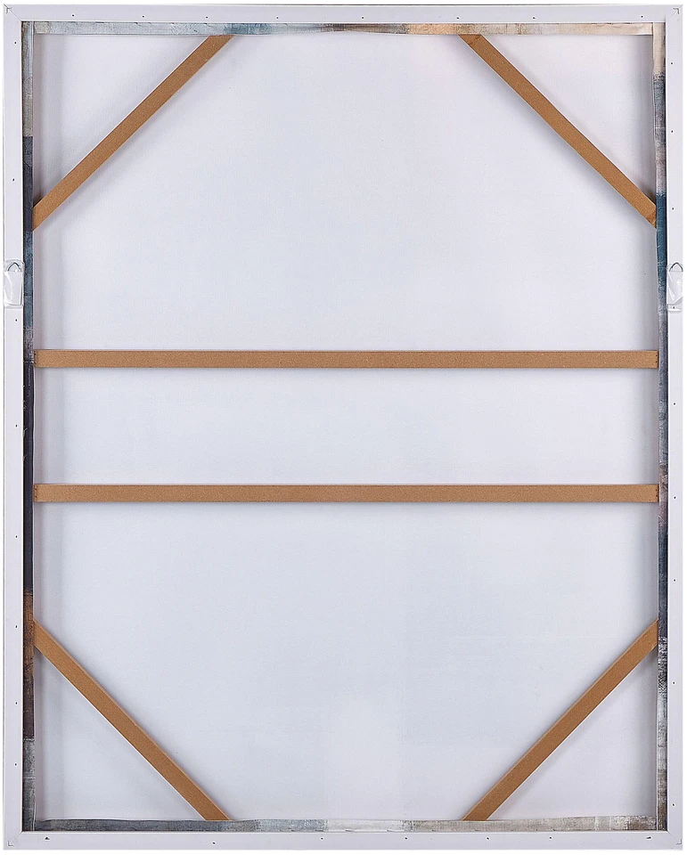 Beliani Drobė PULSANO Abstrakcinis motyvas 83 x 103 cm Spalvotas