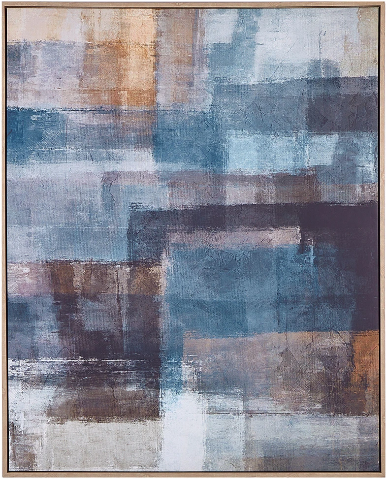 Beliani Drobė PULSANO Abstrakcinis motyvas 83 x 103 cm Spalvotas