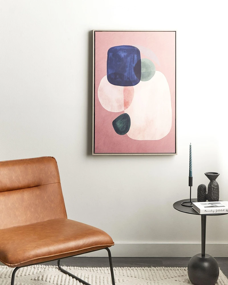 Beliani Drobės paveikslas ADELFIA 63 x 99 cm, abstraktus motyvas, spalvotas