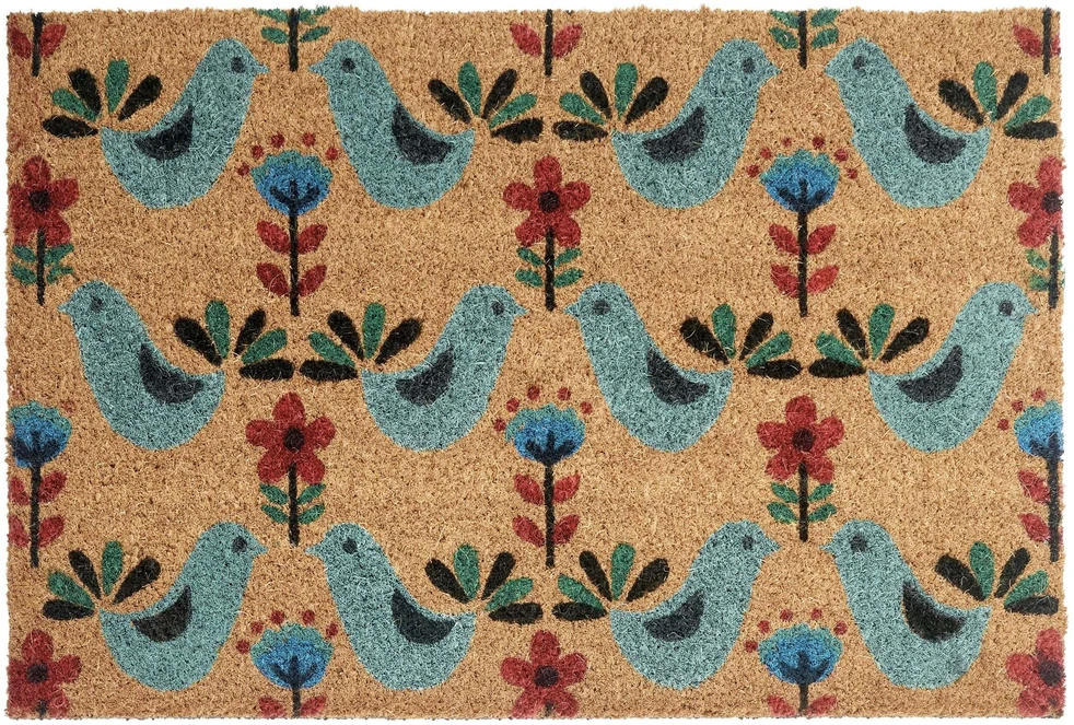 Beliani Dureles TANANA spalvotas 40 x 60 cm paukštis kokoso pluoštas