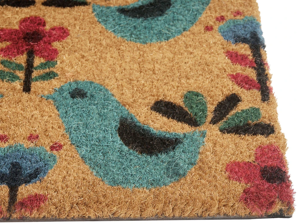 Beliani Dureles TANANA spalvotas 40 x 60 cm paukštis kokoso pluoštas