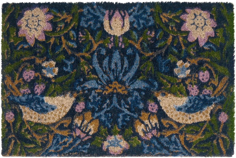 Beliani Durų kilimėlis SAKESAR spalvotas 40 x 60 cm kokoso pluoštas