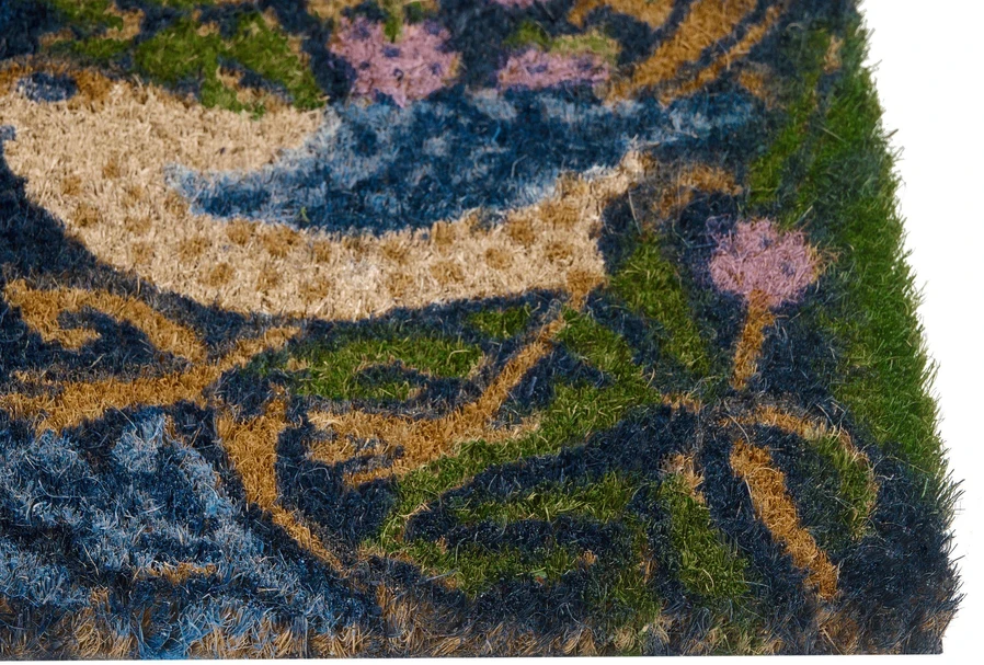 Beliani Durų kilimėlis SAKESAR spalvotas 40 x 60 cm kokoso pluoštas
