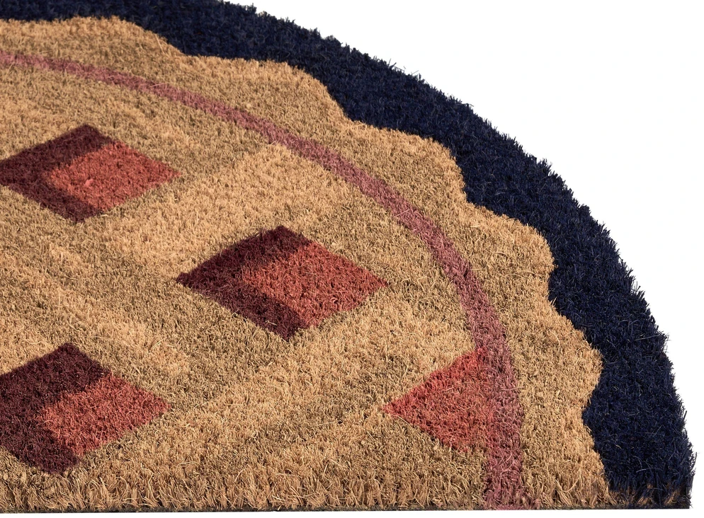 Beliani Durų kilimėlis SILAY spalvingas 45 x 75 cm kokoso pluoštas