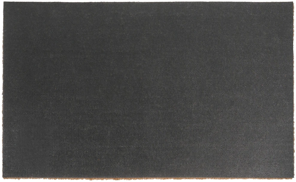 Beliani Durų kilimėlis TAZLINA spalvotas 45 x 75 cm citrinos raštas kokoso pluoštas