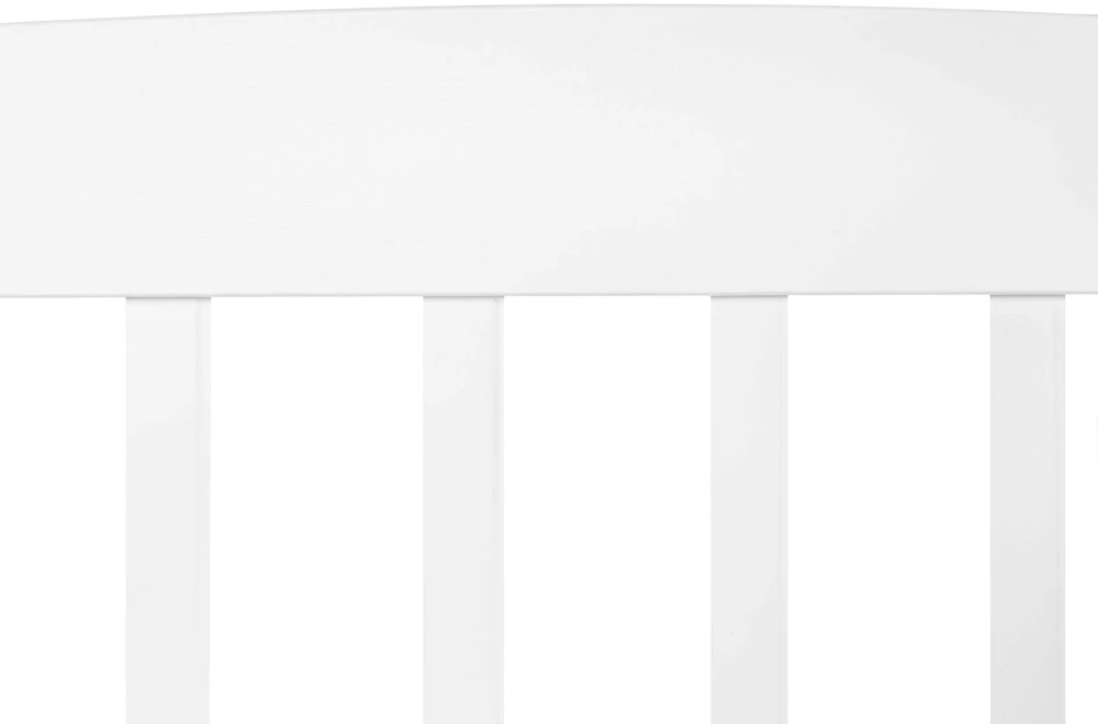 Beliani Dviaukštė lova Pušies mediena REVIN 90 x 200 cm Balta