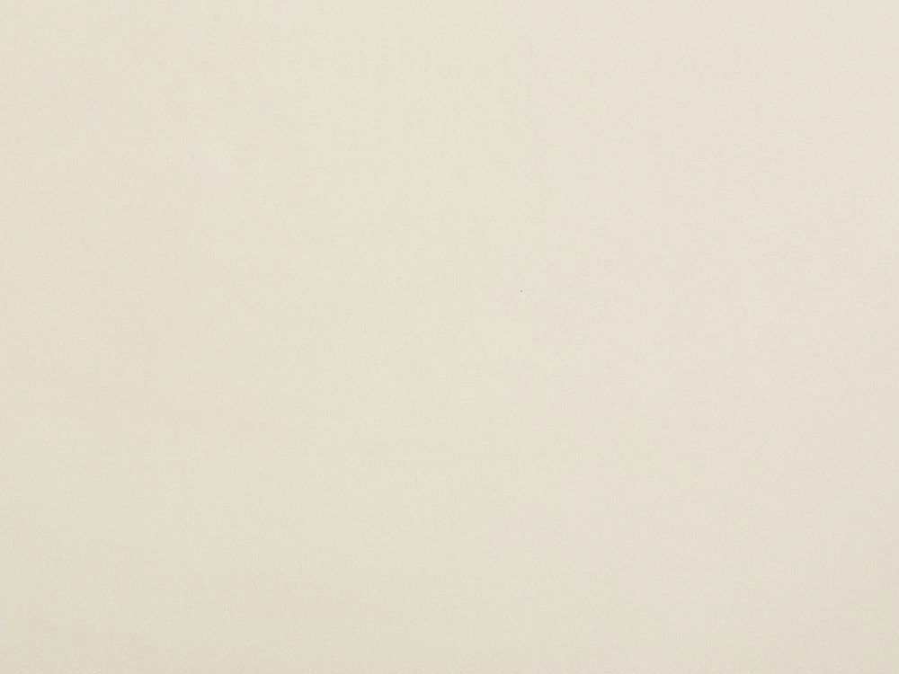 Beliani Dviejų asmenų lova Velvet ARETTE 180 x 200 cm šviesiai smėlio spalvos