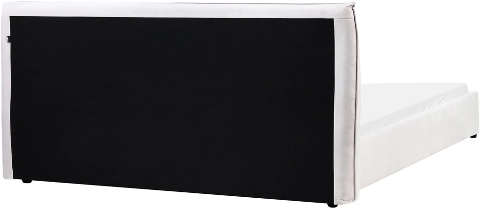 Beliani Dviejų vietų lova LAVAUR 180 x 200 cm balta