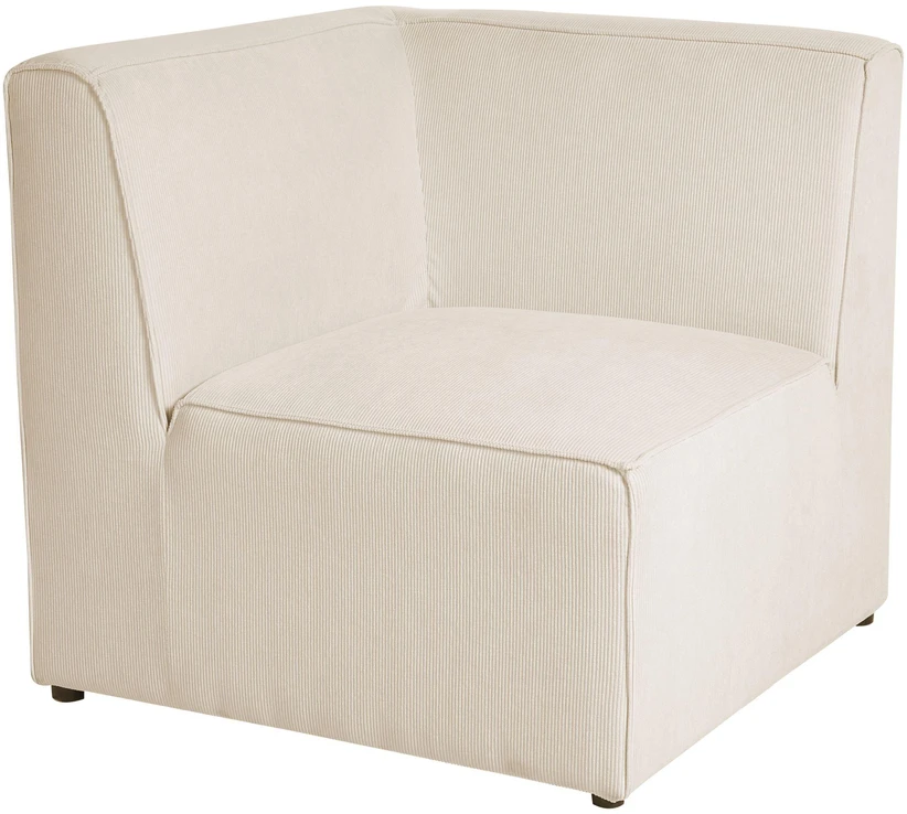Beliani Dviejų vietų modulinė sofa LEMVIG, šviesiai smėlio spalvos velvetas