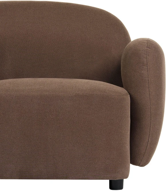 Beliani Dviejų vietų sofa JULE, ruda