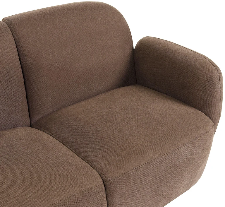 Beliani Dviejų vietų sofa JULE, ruda