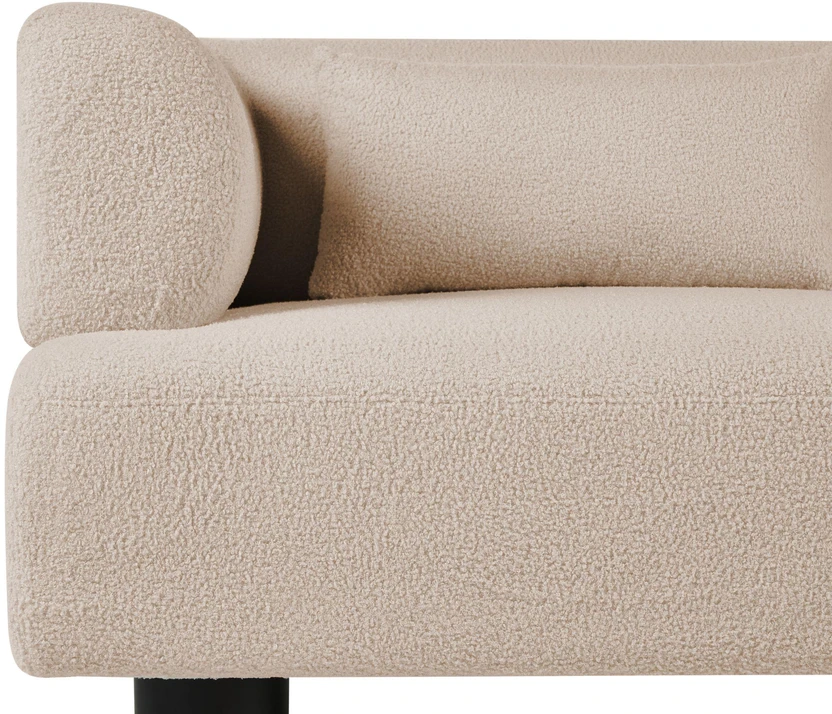 Beliani Dviejų vietų sofa MOVIK, Boucle, smėlio spalvos