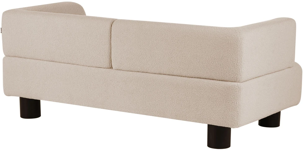 Beliani Dviejų vietų sofa MOVIK, Boucle, smėlio spalvos