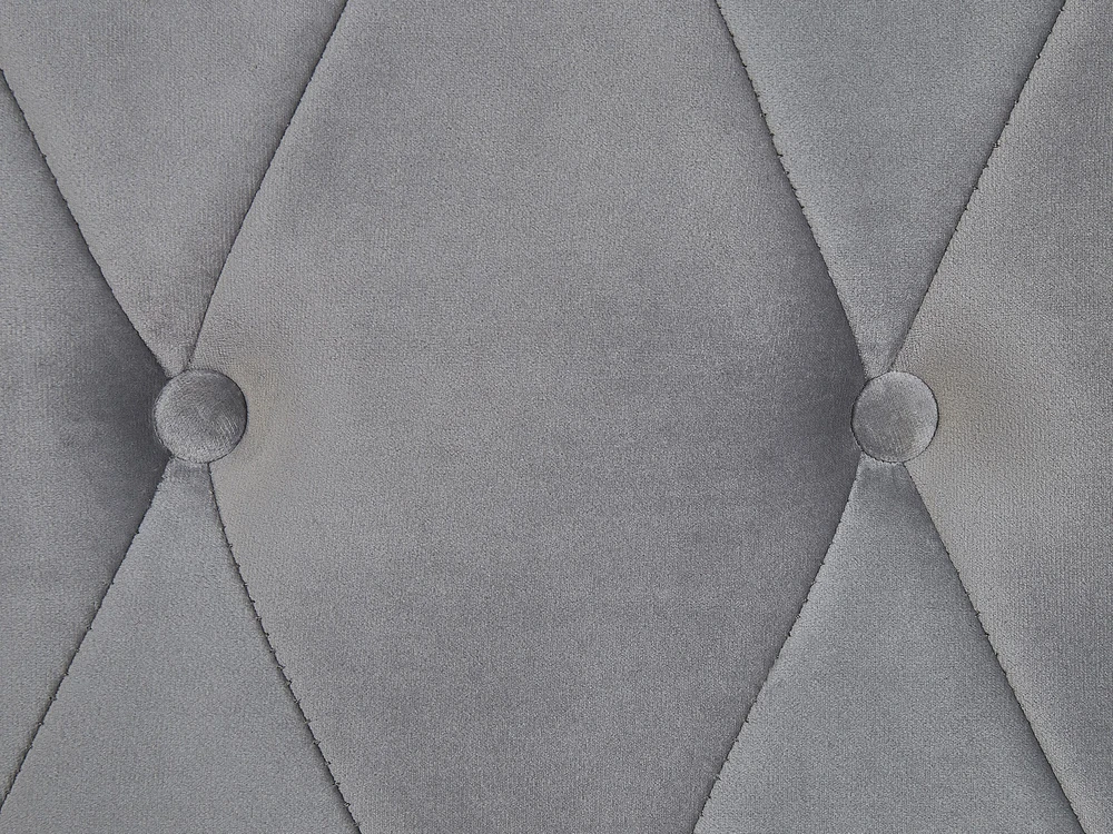 Beliani Dvigulė lova CAVAILLON 180 x 200 cm šviesiai pilka