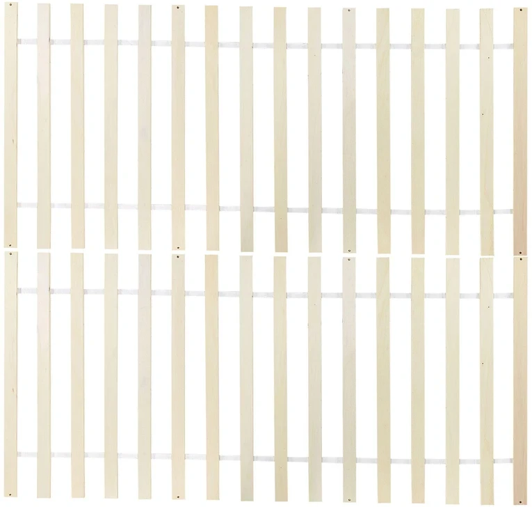 Beliani Dvigulė lova iš pušies medienos OLIVET 160 x 200 cm balta
