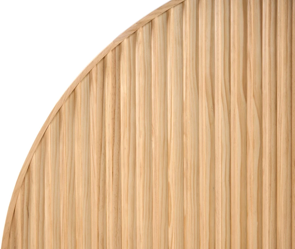 Beliani Dvigulė lova MASCORTEL 160 x 200 cm iš pušies medienos, šviesiai ruda