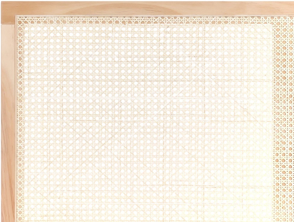 Beliani Dvipulė lova SALERNAS 180 x 200 cm, šviesiai ruda, pušies mediena