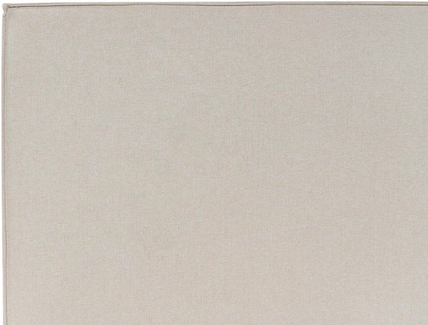 Beliani Dvipulė lova su patalynės dėže MOISSAC smėlio spalvos 180 x 200 cm