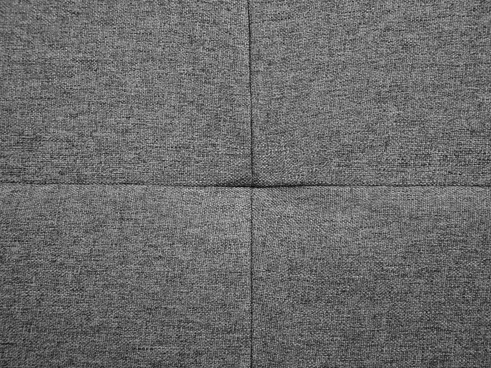 Beliani Dvivietė išskleidžiama sofa HOVIN pilka
