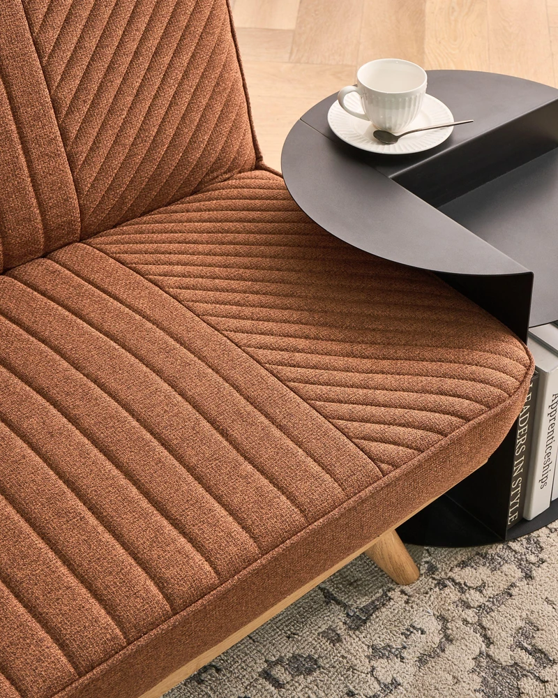 Beliani Dvivietė išskleidžiama sofa KALFAFEL, aukso ruda