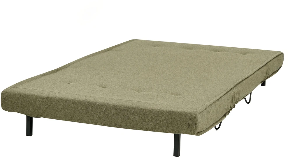 Beliani Dvivietė išskleidžiama sofa VESTFOLD, alyvuogių spalvos
