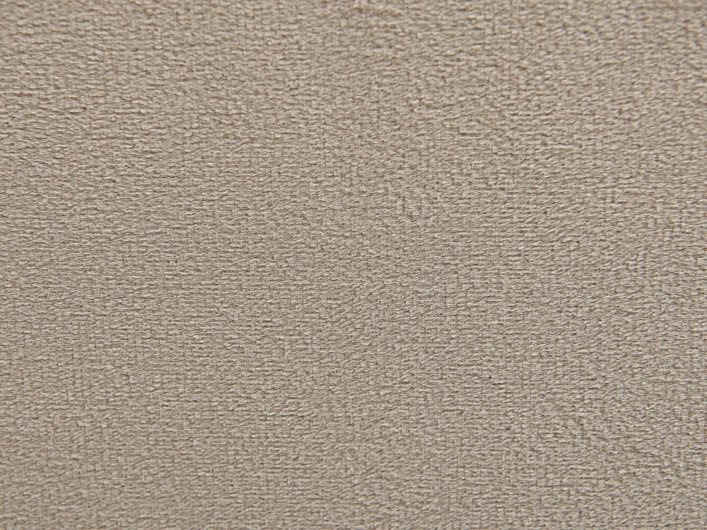 Beliani Dvivietė lova SUZETTE, 140 x 200 cm, smėlio spalvos veliūras