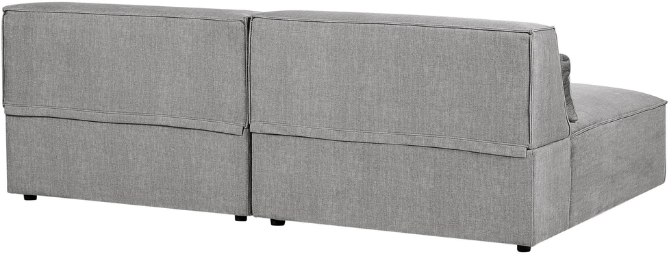 Beliani Dvivietė modulinė sofa HELLNAR, pilka