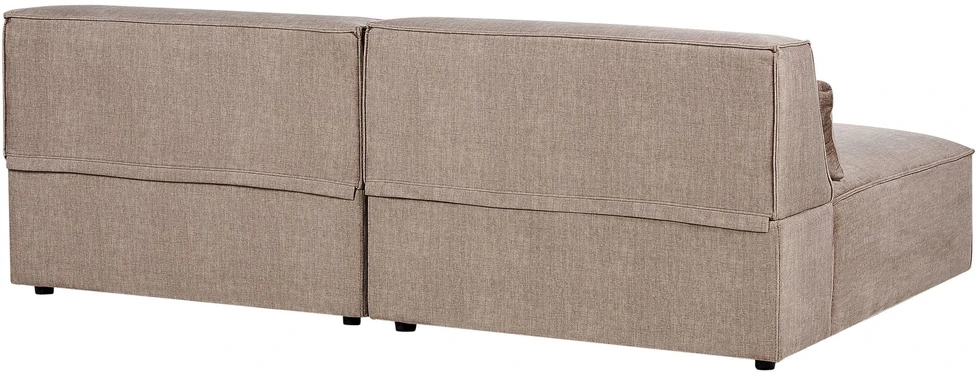 Beliani Dvivietė modulinė sofa HELLNAR, šviesiai ruda