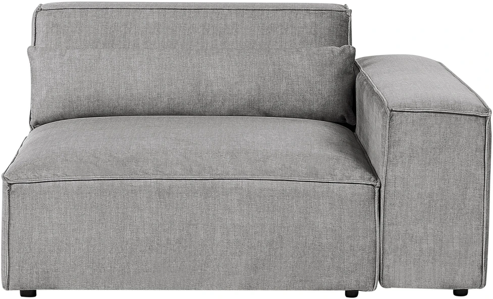 Beliani Dvivietė modulinė sofa HELLNAR pilka
