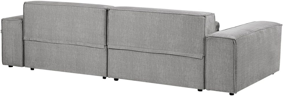 Beliani Dvivietė modulinė sofa HELLNAR pilka
