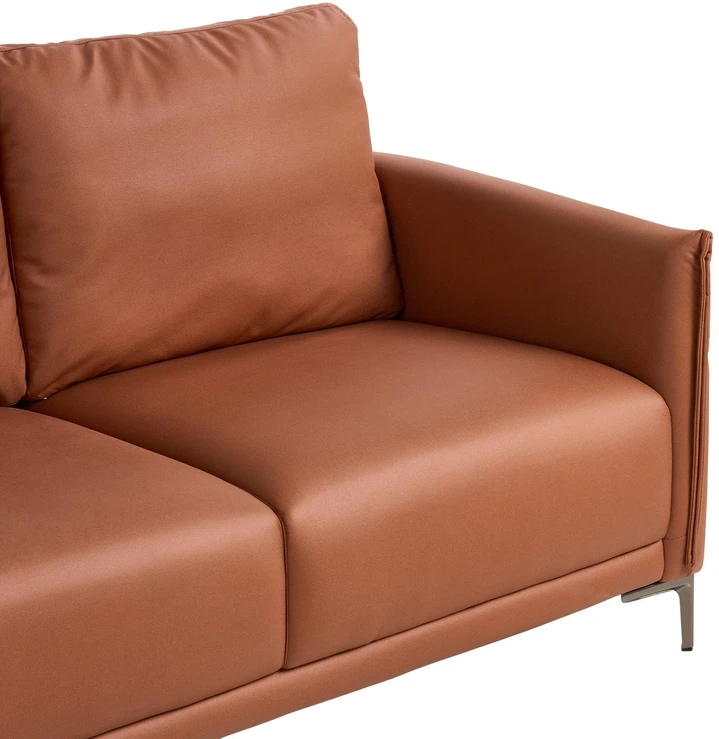 Beliani Dvivietė sofa CILENS, aukso rudos spalvos