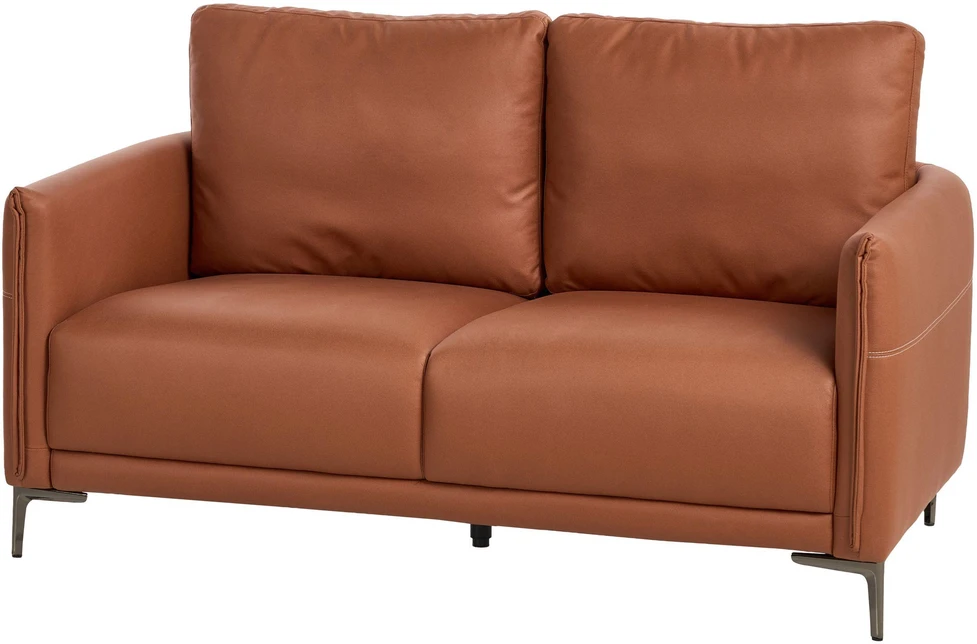 Beliani Dvivietė sofa CILENS, aukso rudos spalvos