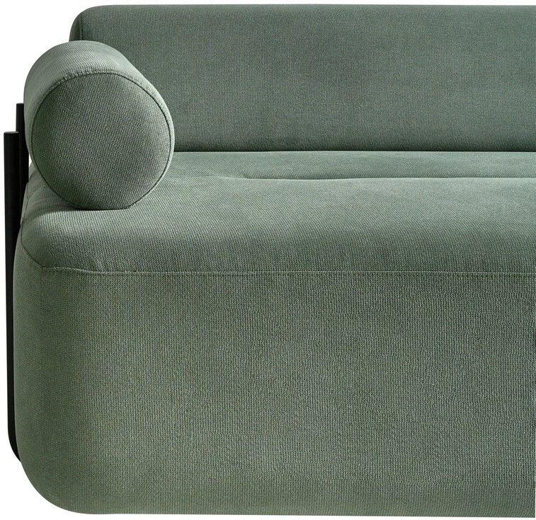 Beliani Dvivietė sofa ELVA šviesiai žalia