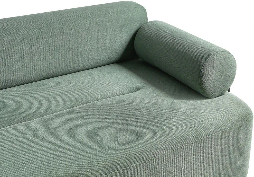 Beliani Dvivietė sofa ELVA šviesiai žalia