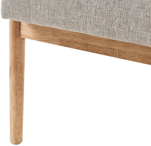 Beliani Dvivietė sofa ESRUM šviesiai ruda/pilka