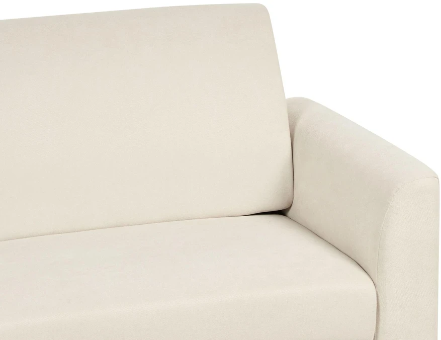 Beliani Dvivietė sofa FENES, smėlio spalvos