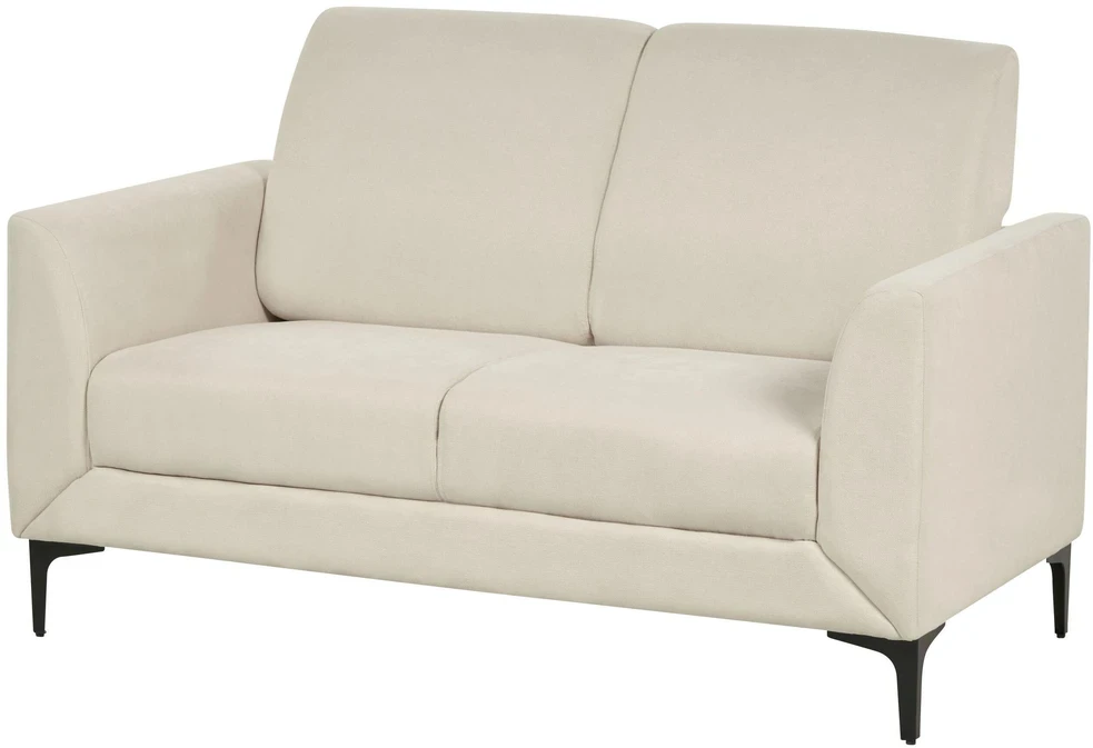 Beliani Dvivietė sofa FENES, smėlio spalvos