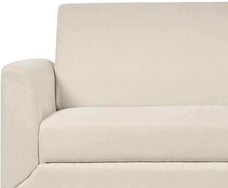 Beliani Dvivietė sofa FENES, smėlio spalvos