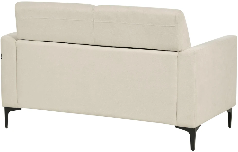 Beliani Dvivietė sofa FENES, smėlio spalvos
