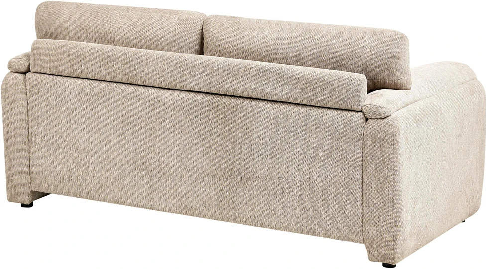 Beliani Dvivietė sofa GETA smėlio ir pilkos spalvos
