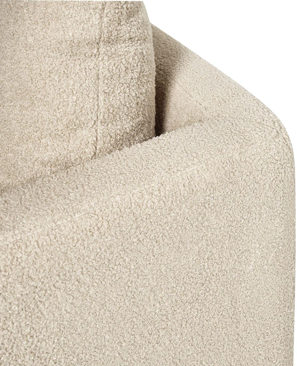 Beliani Dvivietė sofa GIMO Boucle smėlio spalvos