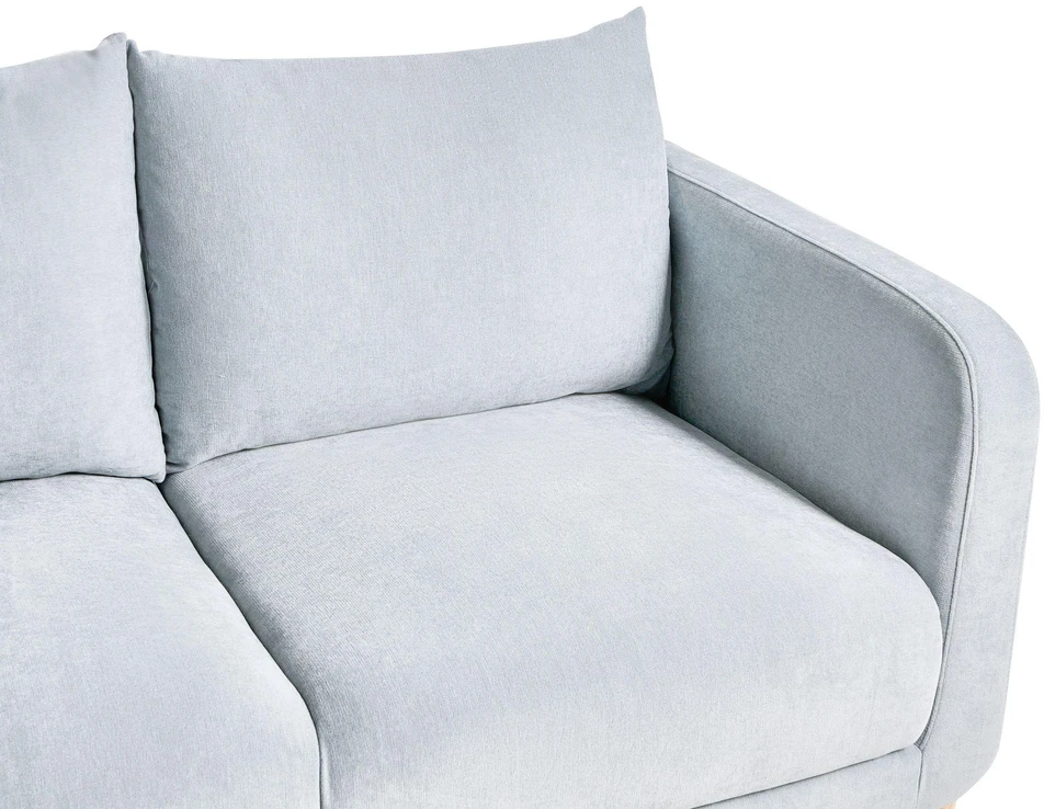 Beliani Dvivietė sofa GIMO, šenilinė, dangaus mėlynumo