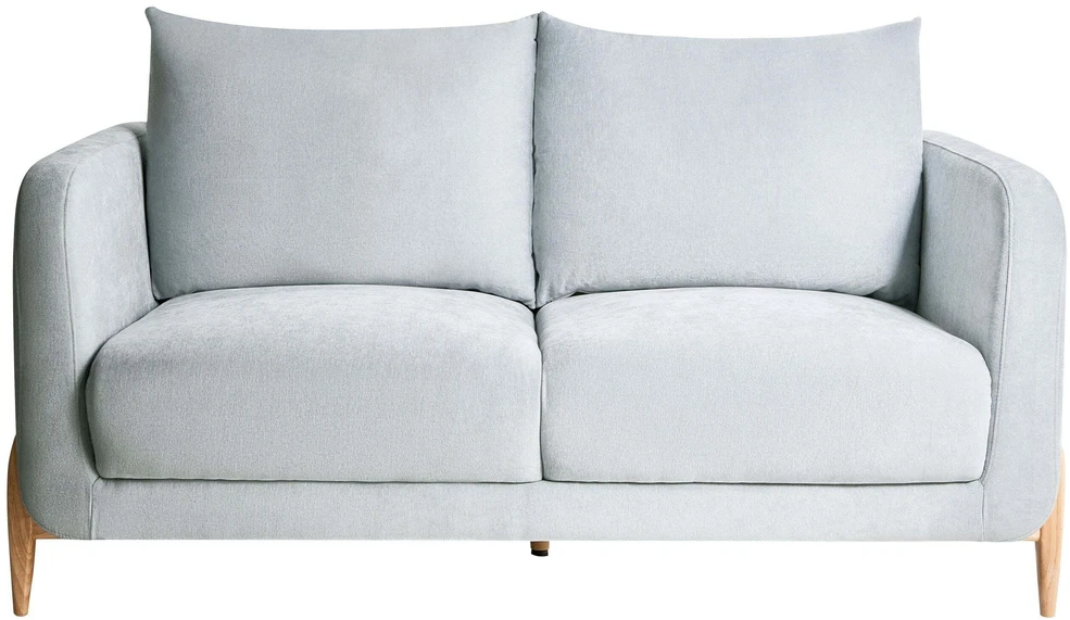 Beliani Dvivietė sofa GIMO, šenilinė, dangaus mėlynumo