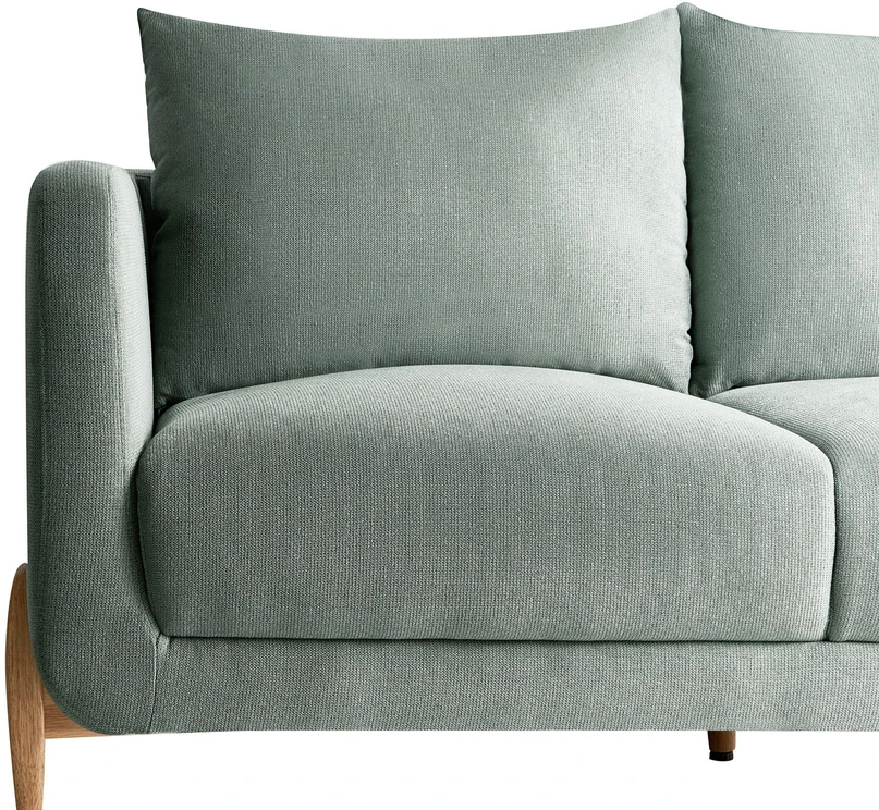 Beliani Dvivietė sofa GIMO šviesiai žalia
