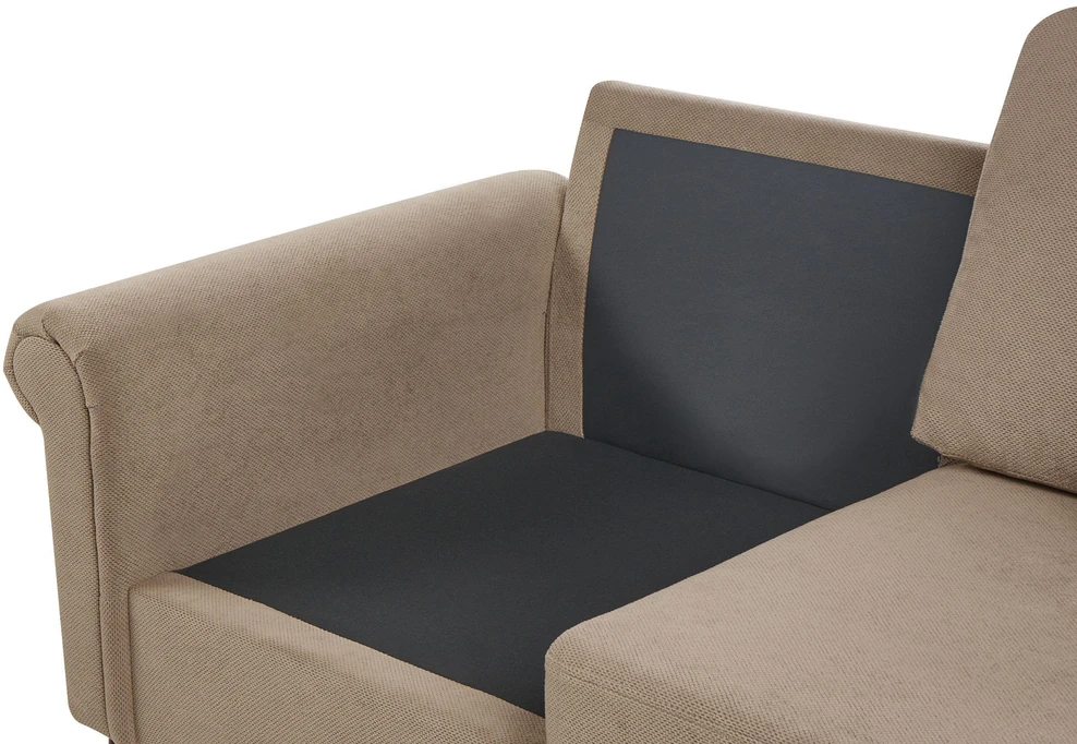 Beliani Dvivietė sofa GINNERUP, ruda