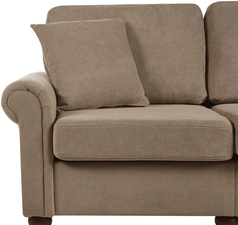 Beliani Dvivietė sofa GINNERUP, ruda