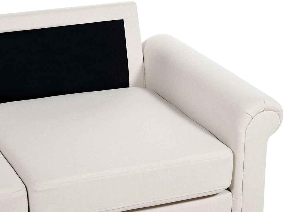 Beliani Dvivietė sofa GINNERUP, šviesiai smėlinė